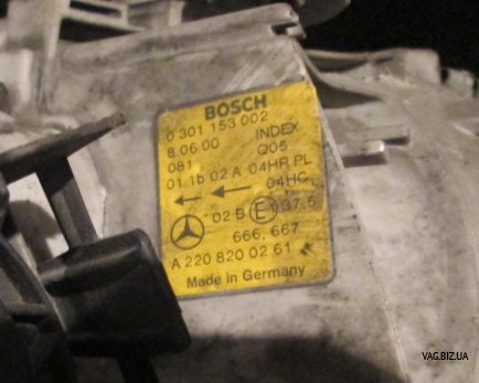 Фара галогенная правая (до 2002 года выпуска) на Mercedes S-Klasse W220 1998-2005 2