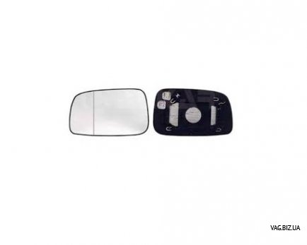 Стекло зеркала левое на Skoda Fabia 1999-2008 1