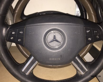 Подушка безопасности в руле на Mercedes ML W164 2005-2013 2
