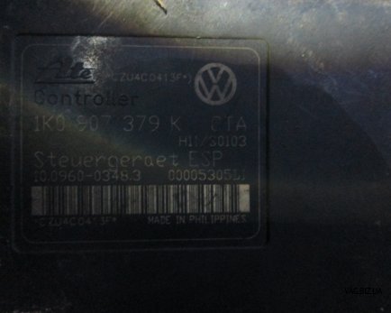 Блок управления ABS на Volkswagen Golf 5+ 2005 - 2009 2
